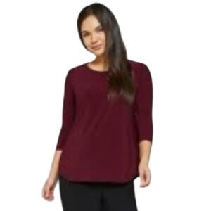 Sympli Go To Classic T Top Wine Size 8